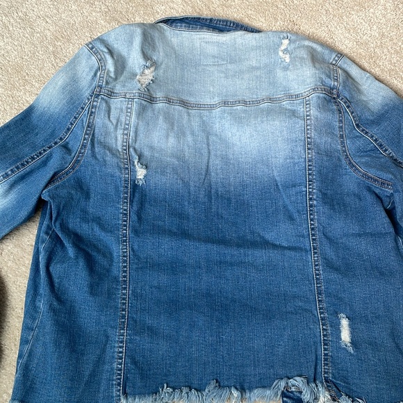 Distressed Denim Jacket - Picture 4 of 4